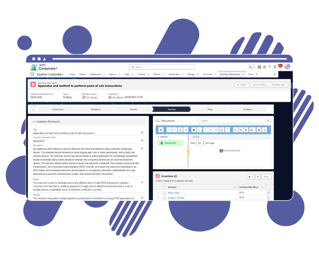 EQ Corporate+_Inventor Portal
