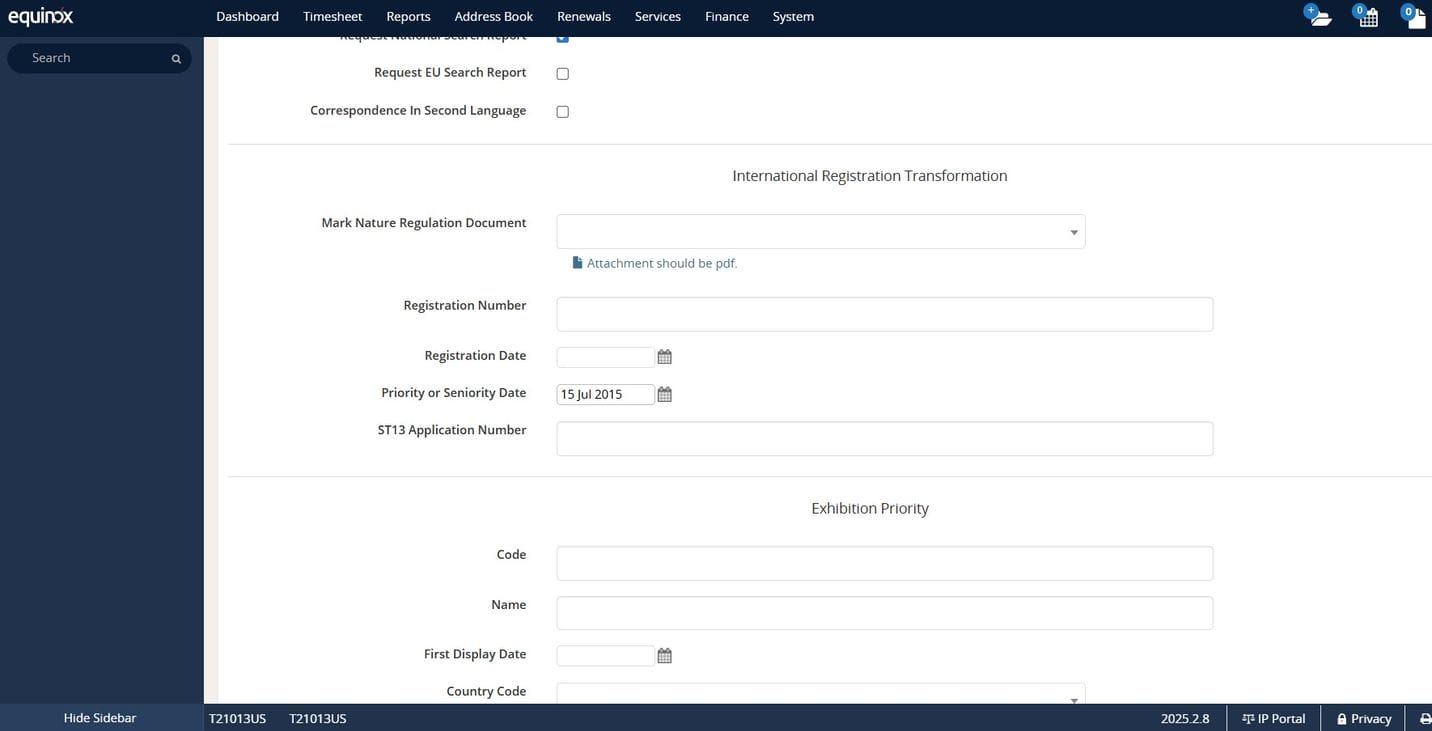 EUIPO trademark application